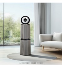 LG 퓨리케어 오브제컬렉션 AI 360도 공기청정기 AS335NSAC 샌드베이지